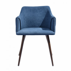 Set de 2 scaune Aldridge, albastru, 75 x 51 cm - Img 2