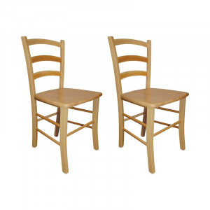 Set de 2 scaune Alta, maro, 86 x 43 x 43 cm