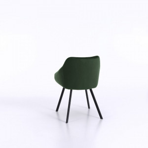 Set de 2 scaune Monza, catifea verde - Img 2
