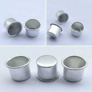 Set de 20 suporturi pentru lumanari Czljyhiuaeng, aluminiu, argintiu, 27 x 19 mm - Img 4
