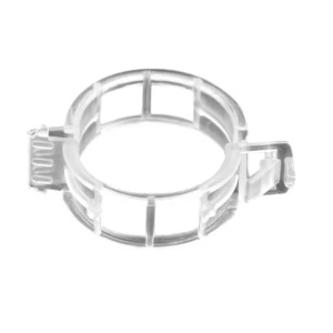 Set de 250 cleme pentru fixarea plantelor Tarocat, plastic, transparent, 3 cm