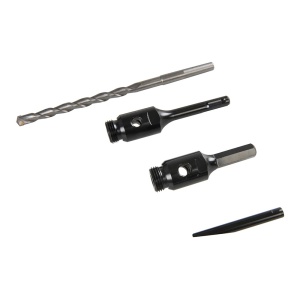 Set de 3 carote diamantate Silverline, cu accesorii