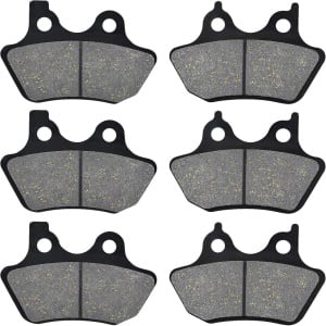 Cumpara Set de 3 seturi de placute de frana pentru motociclete AHL, metal, negru,  97,54 x 64,2 x 8,1 mm de la Chilipirul-zilei în rate, cu cardul sau plata la livrare!