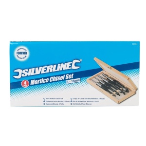 Set de 4 burghie cu muchii ascutite Silverline