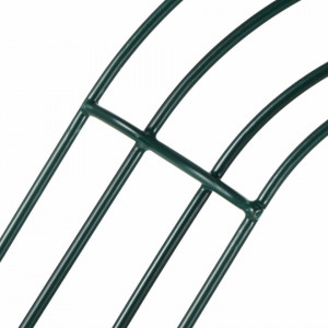 Set de 4 cadre pentru coroane de Craciun Sumind, metal, verde, 30 cm - Img 6