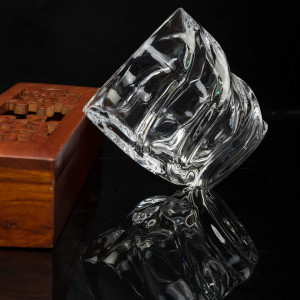 Set de 4 pahare pentru whisky LANFULA, sticla, transparent, 320 ml - Img 6