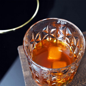 Set de 4 pahare pentru whisky SkySnow, sticla, transparent, 9 x 8,5 cm, 340 ml - Img 3