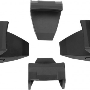 Set de 4 protectii pentru schimbare anvelope Tarente, ABS, negru - Img 6