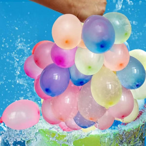 Set de 444 baloane cu apa YIMOJOY, latex, multicolor - Img 3