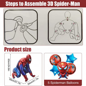 Set baloane tematica Spider Man