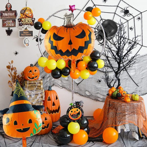 Set de baloane pentru Halloween TENTA KITCHEN, folie, multicolor, 14 bucati