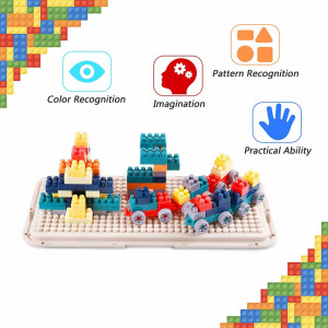 Set de constructie pentru copii Jigsaw, 246 piese, plastic, multicolor - Img 5