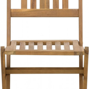 Set de o masa si 2 scaune de gradina Skyler, lemn masiv, natur - Img 4