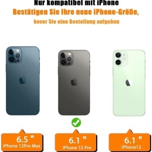 Set husa cu snur pentru iPhone 12 Pro Gumo, TPU/poliester, transparent/verde inchis, 6,1 inchi