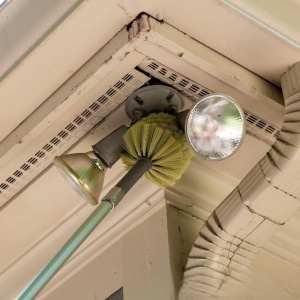 Set maner telescopic cu pamatuf DocaPole, plastic/aluminiu, galben/negru/argintiu, 3,6 m - Img 6