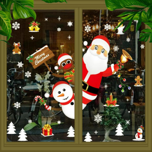 Set stickere pentru fereastra XINCHEN, PVC, multicolor