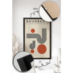 Set tablou decorativ Re-Bloom, 3 piese, MDF/lemn masiv, multicolor, 33 x 48 cm - Img 2