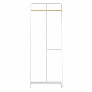 Stand pentru haine Tower, metal/lemn, alb/natur, 61 x 163 x 45 cm