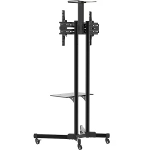 Stand / suport TV mobil Serioux TV109, reglabil, 32"-70" (80cm-178cm), Negru - Img 2