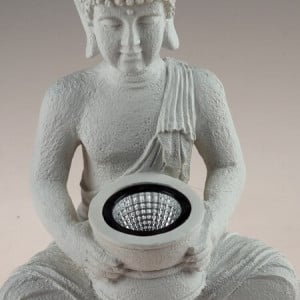 Statuie Karll Buddha cu lumina solara - Img 6