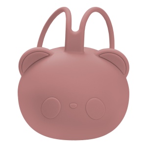 Suport pentru suzeta din silicon, AppeKids, The Little Bear - Old Rose - Img 1