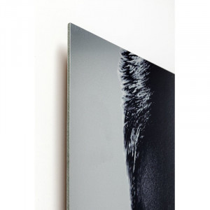 Tablou „Alu Cool Girl”, metal, gri, 120 x 120 x 4 cm - Img 2