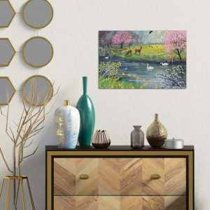Tablou By Spring River by Jo Grundy, 45 x 66 cm - Img 3