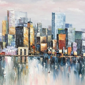 Tablou decorativ canvas, 50x120 cm, panza/lemn, format panoramic, multicolor - Verificat A · Re-Bloom - Img 2