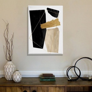 Tablou decorativ canvas 50x70 cm, panza 100%, cadru lemn 100% 2x3 cm, multicolor - Verificat A · Re-Bloom - Img 5
