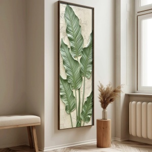 Tablou decorativ MDF/lemn, 40x120 cm, format panoramic, multicolor - Verificat A · Re-Bloom - Img 2