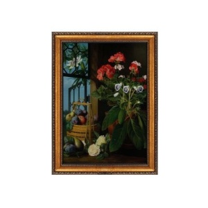 Tablou decorativ Re-Bloom, panza/le,m. multicolor, 50 x 70 cm