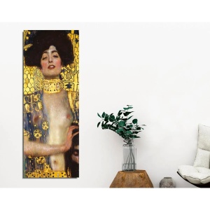 Tablou decorativ Re-Bloom, panza/lemn, multicolor, 30 x 80 cm - Img 3