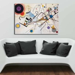 Tablou decorativ Re-Bloom, panza/lemn, multicolor, 70 x 100 cm - Img 2