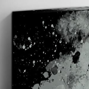Tablou Grin Reaper, negru/gri, 76 x 50 x 3 cm - Img 4