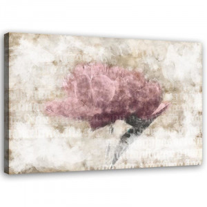 Tablou Lily Manor, panza, roz/bej, 60 x 90 cm - Img 3