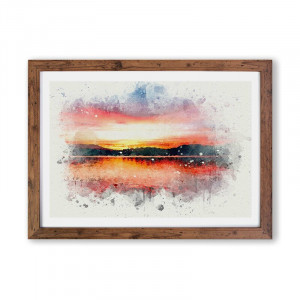 Tablou Sunset Over Lake Windermere, 62 x 87 cm