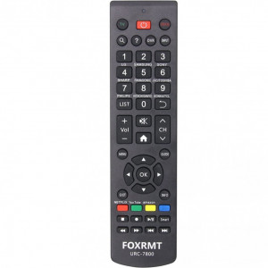 Telecomanda Smart universala FOXRMT, plastic, negru