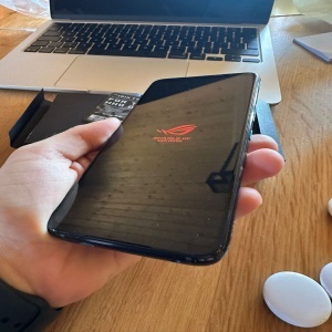 Telefon mobil ASUS ROG Phone 6D, Dual SIM, 12GB RAM, 256GB, 5G, Space Gray, Resigilat, Grad B