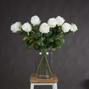 Trandafir artificial, alb - Img 4