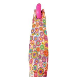 Trotineta cu 3 roti si luminite multicolore, Roz, PC 54-A - Img 2