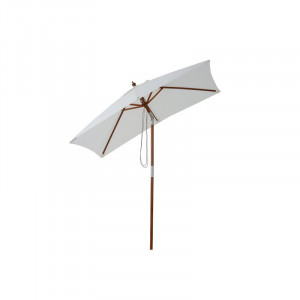 Umbrela de soare, gri deschis/maro, 200 x 150 cm - Img 2