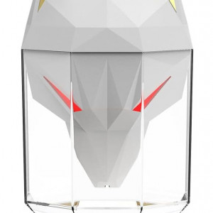Umidificator/purificator de aer War Wolf Totem Leefona, ABS, transparent/alb/auriu, 10 x 10 x 16,2 cm, 650 ml