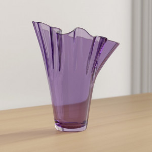 Vaza Amerina, violet, 30 x 21 x 21 cm - Img 3