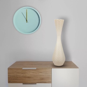 Vaza Ornamentala Tagwerk Flechtwerk 500 mm 3D Print Bej