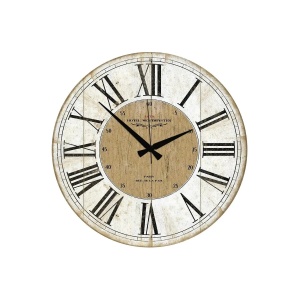 Wallxpert ceas decorativ de perete, MDF 100% grosime 5mm, 50x50 cm, multicolor - Verificat A · Re-Bloom
