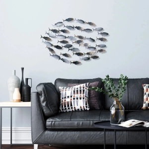 Wallxpert decor de perete metal, 94x58x4 cm, multicolor - Verificat A · Re-Bloom - Img 5