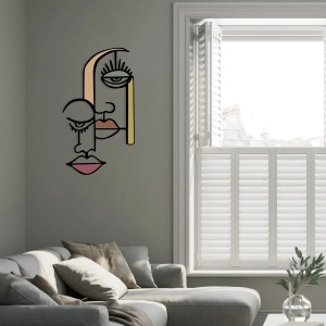Wallxpert decor de perete metal/lemn, 68x39 cm, metal 1.20mm + lemn 3mm, multicolor - Verificat A · Re-Bloom - Img 6