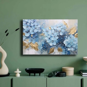 Wallxpert tablou decorativ canvas 45x70 cm, panza 100% grosime 2.8mm, rama lemn pin 100%, multicolor - Verificat A · Re-Bloom - Img 3