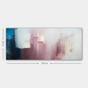 Wallxpert tablou decorativ canvas, 50x120 cm, panza 100%, cadru lemn 100% grosime 3 cm, format panoramic, multicolor - Verificat A · Re-Bloom - Img 3
