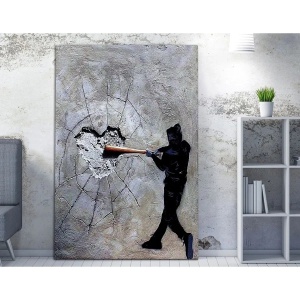 Wallxpert tablou decorativ canvas, 70x100 cm, 50% bumbac/50% poliester, imprimare digitala, cadru lemn 2x3 cm, multicolor - Verificat A · Re-Bloom - Img 2